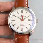 Swiss Replica IWC Schaffhausen Ingenieur MIYOTA8215 SS Leather Watch